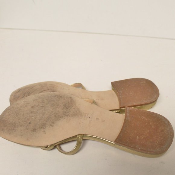 Gold Claudia Ciuti Gladiator w Snakeskin Sandal - Picture 8 of 8